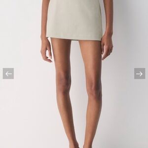 NWT Aritzia Roundup Skort - (Re)ssential Light in Heather Matte Pearl Size 00
